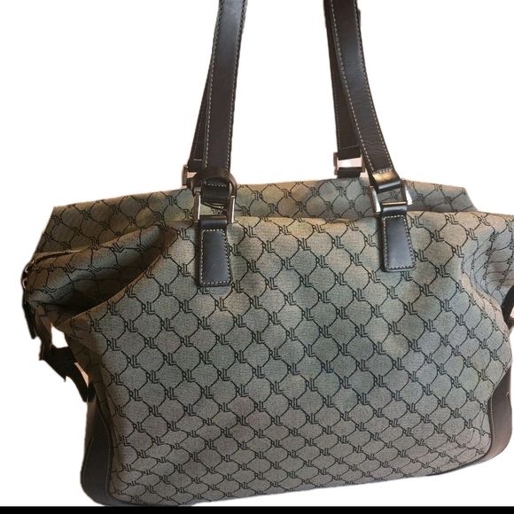 Ralph Lauren Handbags - Ralph Lauren Monogram Jacquard Large Tote Handbag